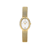lucien rochat precieux 20mm 2h silver dial gold plated mesh band