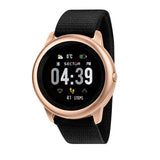 sector s-01 smart 45.5mm digital black nylon strap