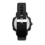 sector expander ex-45 43mm digital white dial black polyurethane strap