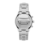 sector chronograph stainless steel white dial bracelet watch