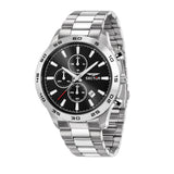 sector no limits 270 45mm chrono black dial stainless steel bracelet watch