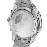 sector  sge 650 chronograph 42mm blue dial bracelet  watch