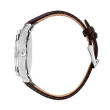 maserati sorpasso 42mm 3h ivory dial brown strap