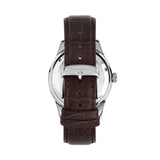 maserati sorpasso 42mm 3h ivory dial brown strap
