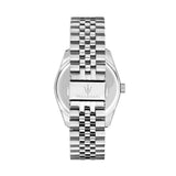 maserati attrazione 43mm 3h blue dial stainless steel bracelet