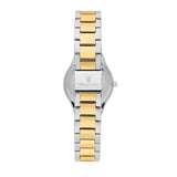 maserati attrazione 30mm 3h silver dial stainless steel & yellow gold bracelet