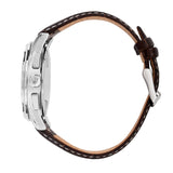 maserati sorpa stainless steel 42mm chronograph beige dial brown strap