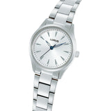 lorus quartz ladies stainless steel white dial bracelet watch