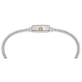 lorus quartz ladies two tone white dial expander bracelet watch