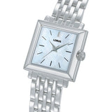 lorus quartz ladies stainless steel white mop dial bracelet watch