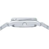 lorus quartz ladies stainless steel white dial bracelet watch