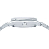 lorus quartz ladies stainless steel white dial bracelet watch