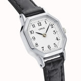 lorus quartz ladies stainless steel white dial strap watch