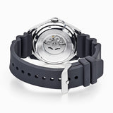 lorus automatic gents stainless steel orange dial strap watch