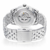 lorus automatic gents stainless steel blue dial bracelet watch