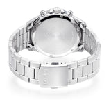 lorus solar chronograph gents stainless steel green dial bracelet watch