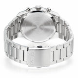 lorus solar chronograph gents stainless steel black dial bracelet watch