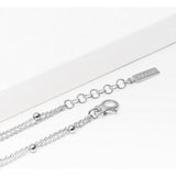 jette bracelet silver 925 rhodium plated pea 17+3cm