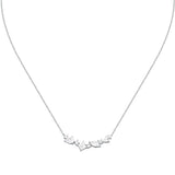 morellato silver riflessi necklace s925 rhodium cz white 40+5cm