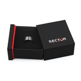 sector row ceramic black ring size 27