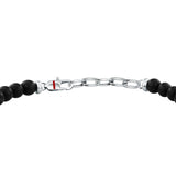 sector jewels marine bracelet stainless steel agate black 20+3cm