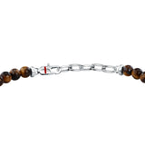 sector jewels marine bracelet stainless steel tiger eye stone 20+3cm