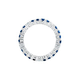 tesori ring 925 silver white & quad sapphire cz 160p