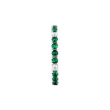 tesori ring 925 silver white & quad emerald cz 120m