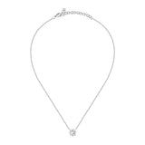 morellato silver tesori recycled 925 silver white cz flower 40+5