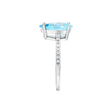 morellato silver tesori recycled 925 silver aqua drop cz ring 012