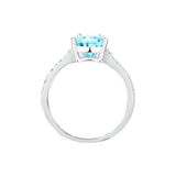 morellato silver tesori recycled 925 silver aqua drop cz ring 014