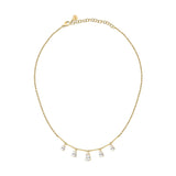 morellato silver tesori recycled gold plated silver multi drop nk 40+5