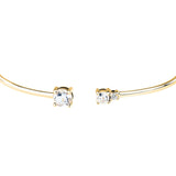 morellato silver tesori bangle silv925 yg cz white 6x5cm