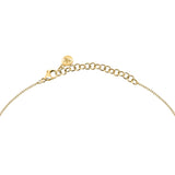 talismani necklace heart steel agat grn yellow gold plated 40+5cm