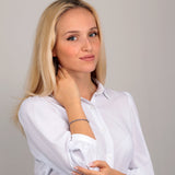 sector woman jewels tennis collection lavendar stone set bracelet