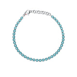 sector woman jewels tennis collection turquoise stone set bracelet