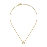 morellato 18k gold plated talismani necklace stainless steel yg crystal 40+5cm