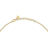 morellato 18k gold plated talismani necklace stainless steel yg crystal 40+5cm
