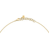 morellato 18k gold plated trilliant necklace  triangle  38+4cm