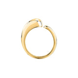 morellato 18k gold plated design ring stainless steel yg sz16