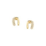 morellato 18k gold plated design earring stainless steel yg crystal 13x10mm
