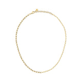 morellato 18k gold plated intrecci necklace stainless steel yg 40+5cm