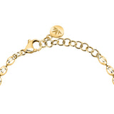 morellato 18k gold plated intrecci bracelet stainless steel yg 16+3cm