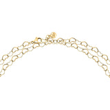 morellato 18k gold plated intrecci necklace stainless steel yg 90cm