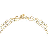 morellato 18k gold plated intrecci necklace stainless steel yg 90cm