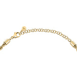 morellato 18k gold plated intrecci necklace stainless steel yg 38+7cm