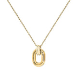 morellato 18k gold plated vintage bold necklace stainless steel gold plated 40+5cm