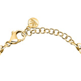 morellato 18k gold plated vintage bold bracelet stainless steel gold plated crystal 16+3cm