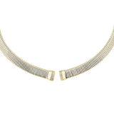 morellato 18k gold plated onda neck ss yg crystal white �12.2cm