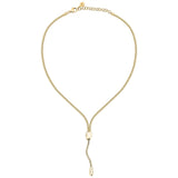 morellato 18k gold plated onda neckl ss yg 40+5cm